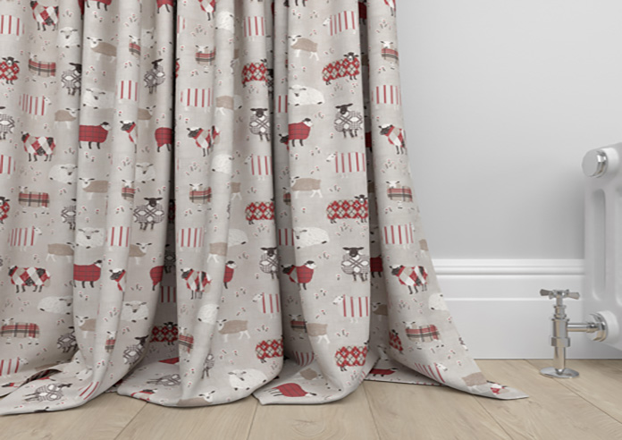 Baa Baa, Peony - Made to Measure Curtains - Image 6